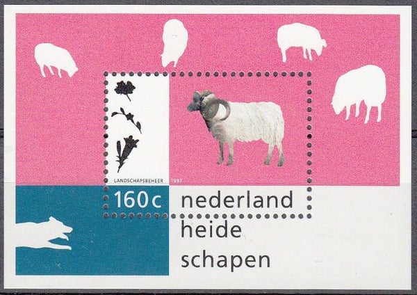 Animals 1997 Netherlands Sheep block