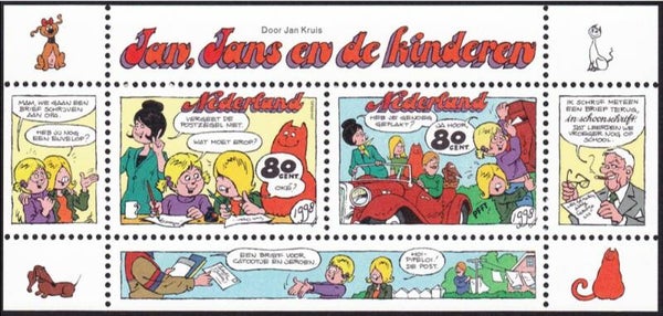 Animals 1998 Netherlands Dogs miniature sheet