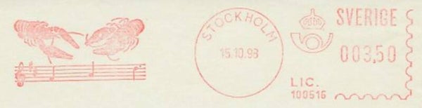 Animals 1998 Sweden Lobsters meter