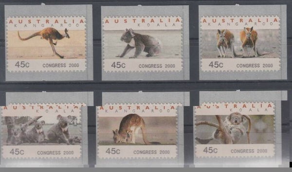 Animals 2000 Australia Koala ATM serie congress 2000