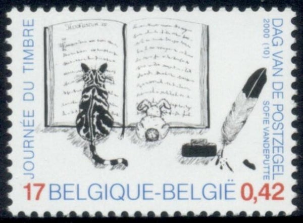 2106 Animals 2000 Belgium Cats stamp
