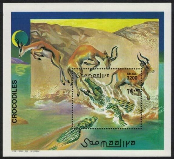 2106 Animals 2000 Somalia Crocodiles block