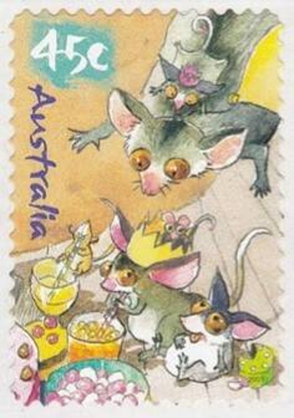 2106 Animals 2001 Australia Mice stamp