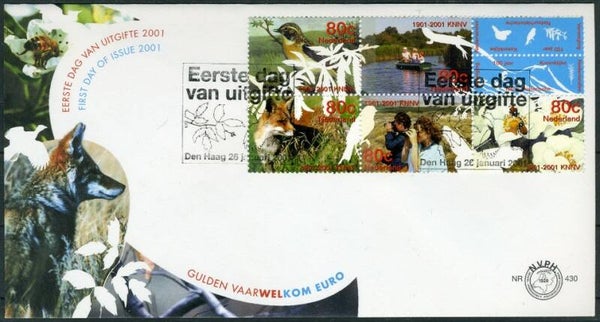 2106 Animals 2001 Netherlands Foxes (Vulpes vulpes) Red Fox FDC