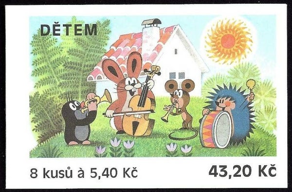 Animals 2002 Czech Republic Moles booklet