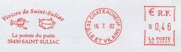 Animals 2002 France Lobsters meter