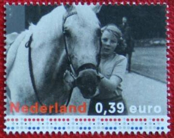 Animals 2003 Netherlands Horses souvenir sheet