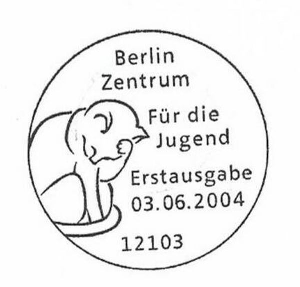 Animals 2004 Germany Cats postmark 1
