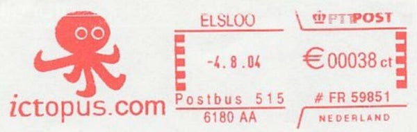 2106 Animals 2004 Netherlands Octopus meter