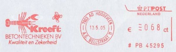 Animals 2005 Netherlands Lobsters meter