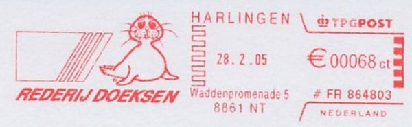 2106 Animals 2005 Netherlands Seals meter