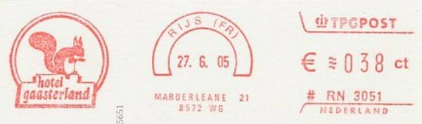 2106 Animals 2005 Netherlands Squirrels meter