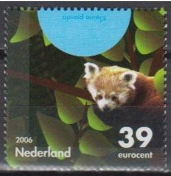 2106 Animals 2006 Netherlands (Ailurus fulgens) Red Panda sheet