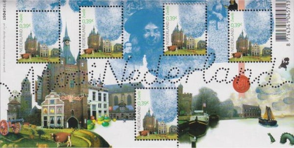 Animals 2006 Netherlands Cattle Cows souvenir sheet 1