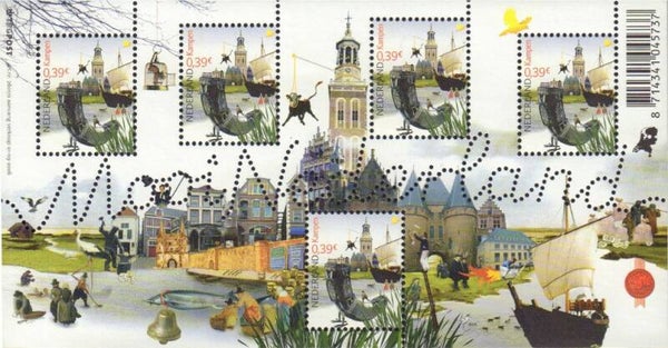 Animals 2006 Netherlands Cattle Cows souvenir sheet 2