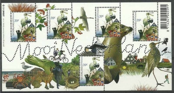 2106 Animals 2006 Netherlands Seals souvenir sheet