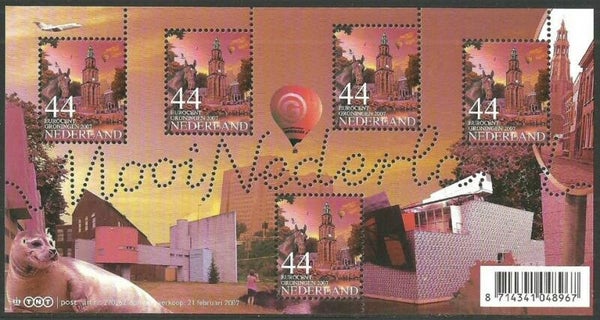 2106 Animals 2007 Netherlands Seals souvenir sheet