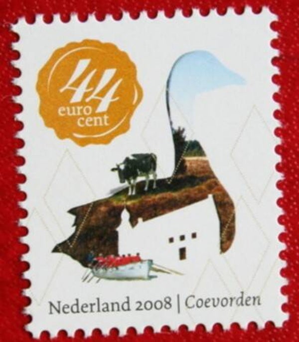 Animals 2008 Netherlands Cattle Cows stamp