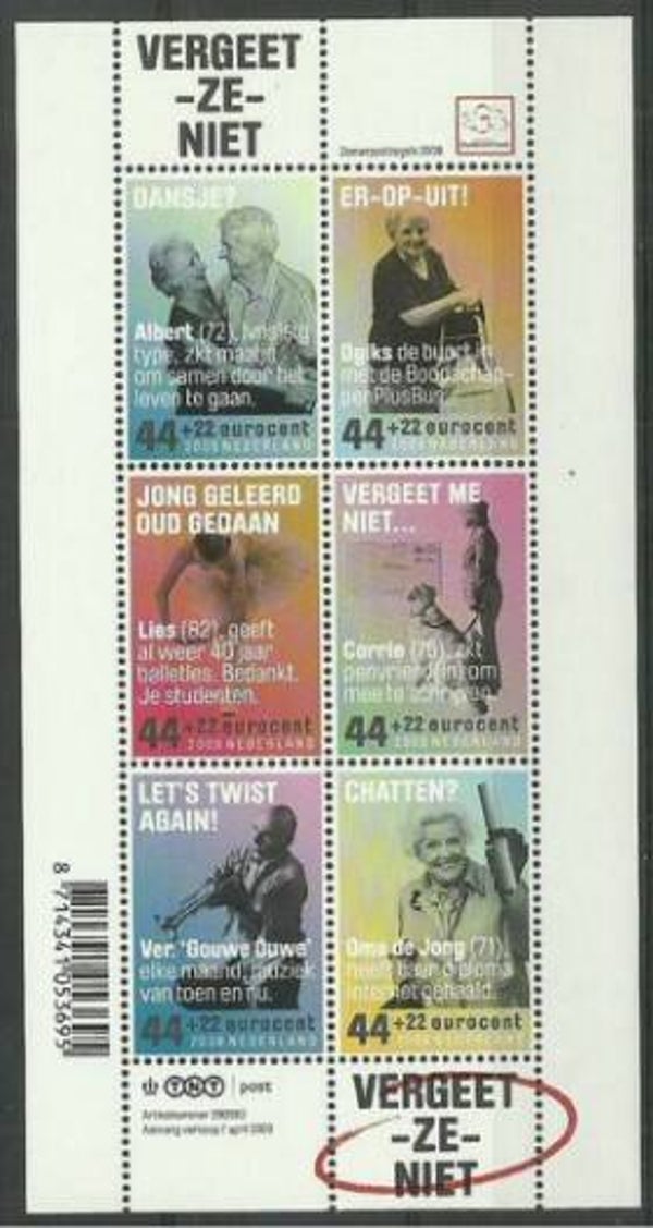 Animals 2009 Netherlands Dogs miniature sheet