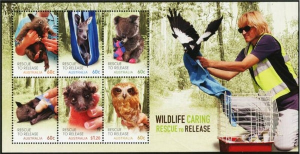 2106 Animals 2010 Australia Mansupials Wombat minature sheet