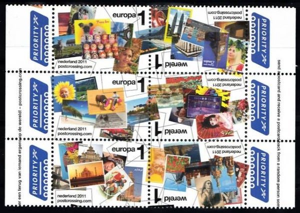 2106 Animals 2011 Netherlands block of 6