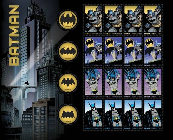 2106 Animals 2014 USA Batman Bats sheet