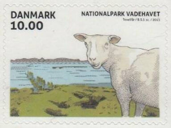 2106 Animals 2015 Denmark Sheep stamp self adhesive