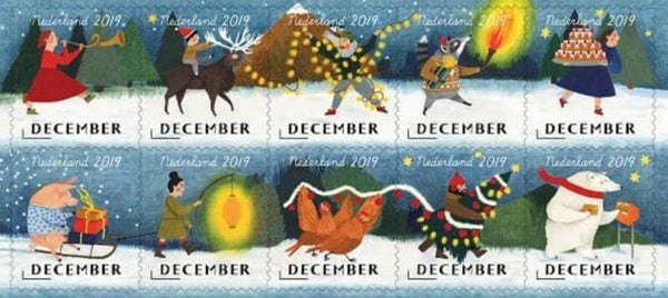 2106 Animals 2019 Netherlands Christmas serie