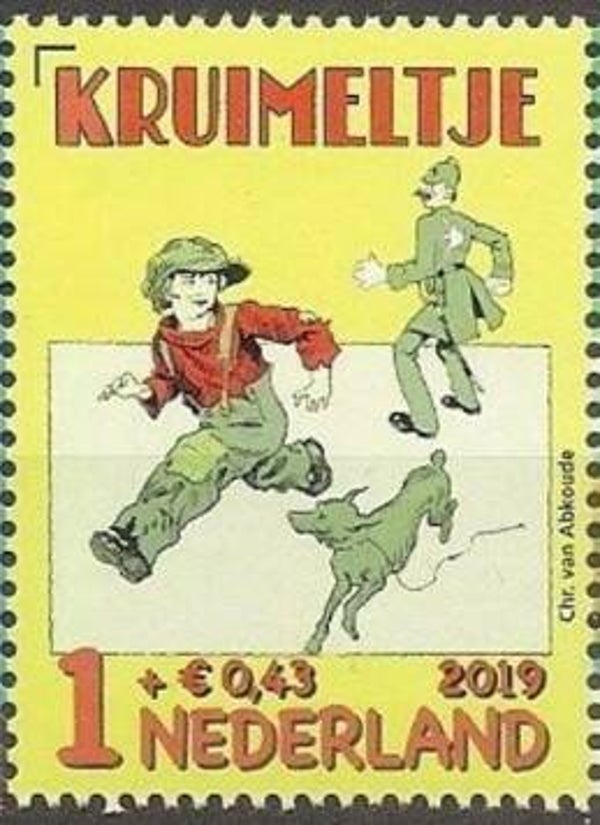 Animals 2019 Netherlands Dogs strip of 5