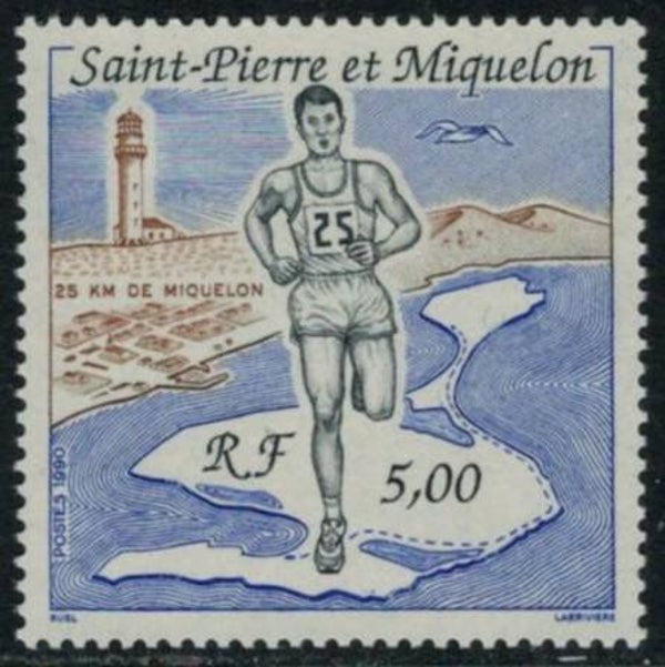 2106 Birds 1990 St Pierre & Miquelon Gull stamp