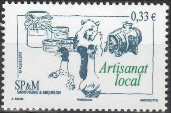 2106 Birds 2009 St Pierre & Miquelon Geese stamp