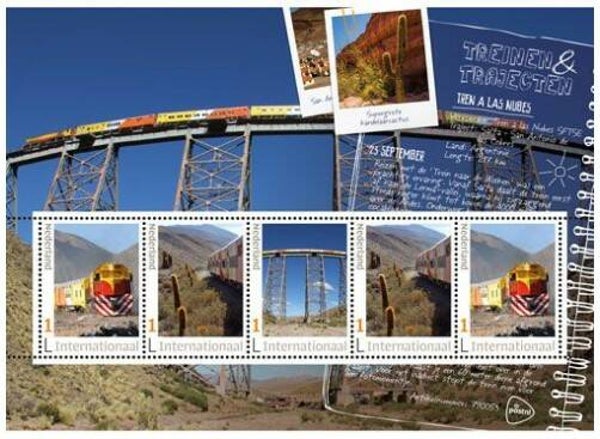 2106 Bridges 2021 Netherlands Trainbridge Argentina miniature sheet
