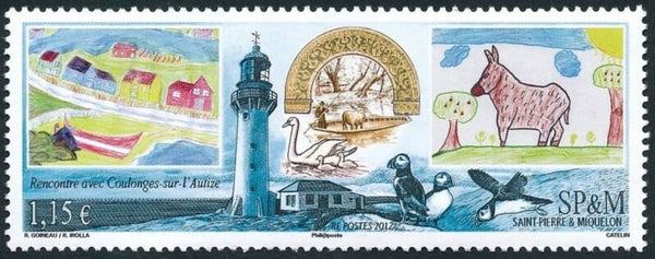 2106 Children 2012 St Pierre & Miquelon Children Drawings stamp