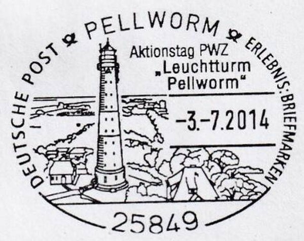 Lighthouses 2014 Germany Pellworm postmark