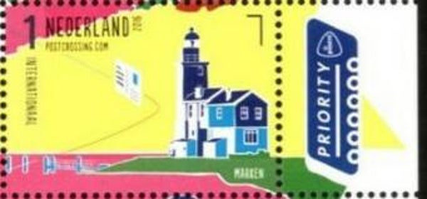 Lighthouses 2016 Netherlands Marken stamp