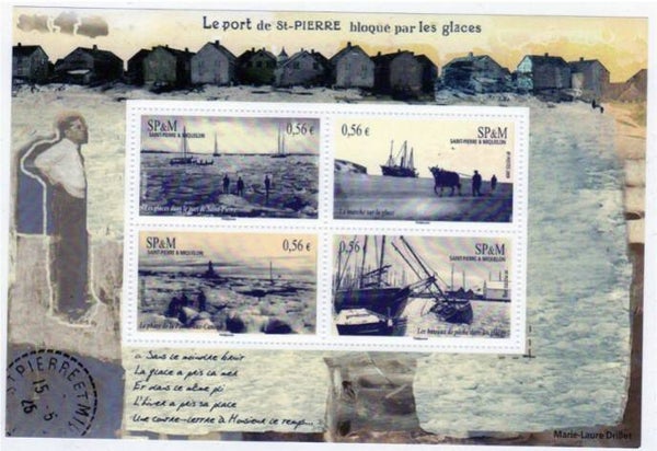 2106 Shipping 2009 St Pierre & Miquelon miniature sheet