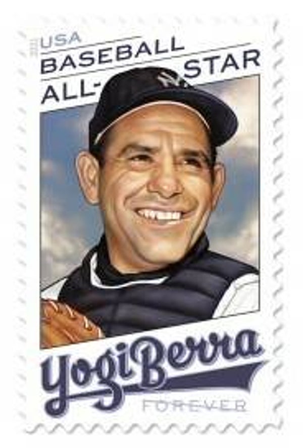 2106 Sports 2021 USA Baseball Yogi Berra stamp
