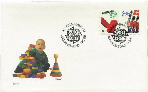 2106 Toys 1989 Denmark FDC