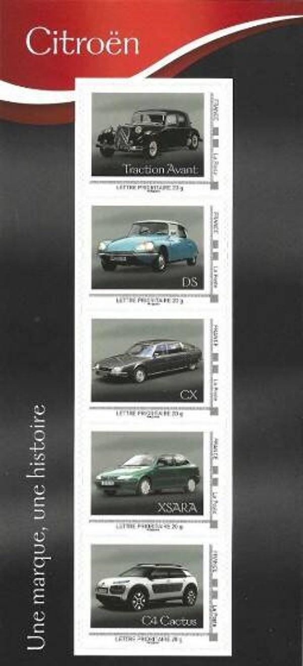 2106 Transport 2014 France Cars Citroën sheet of 5 (1)
