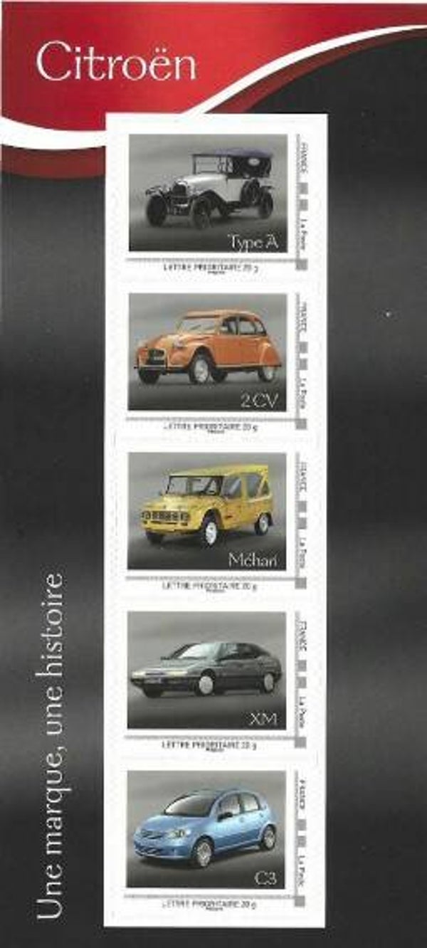 2106 Transport 2014 France Cars Citroën sheet of 5 (2)