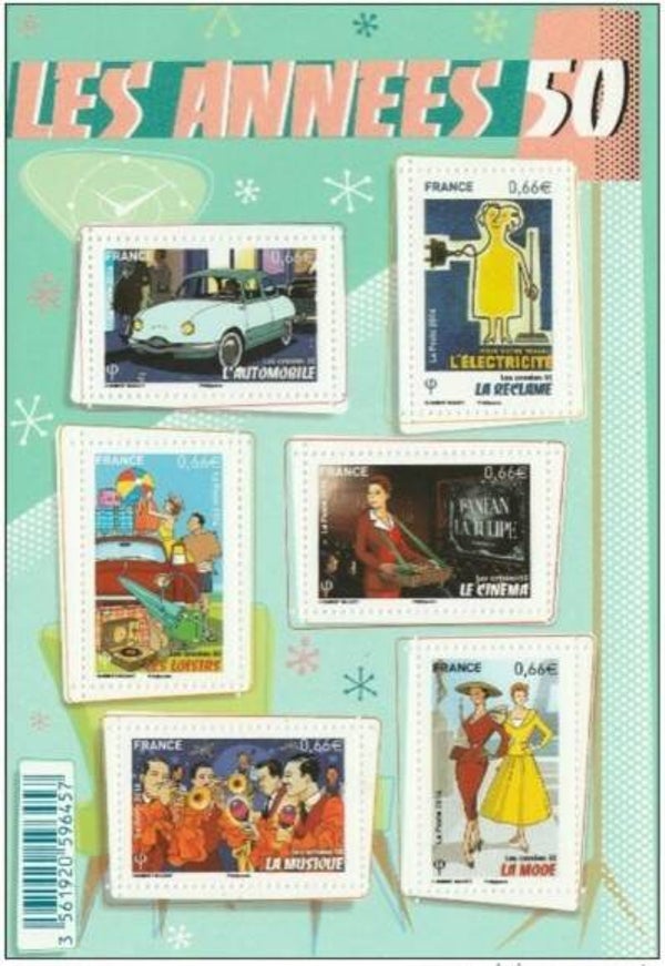 2106 Transport 2014 France Cars miniature sheet