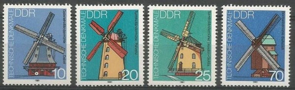 2108 Architecture 1981 Germany DDR Mills serie