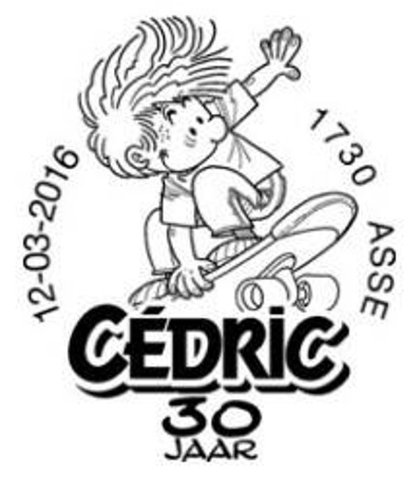2110 Cartoons Comics BD 2016 Belgium Cédric postmark Asse