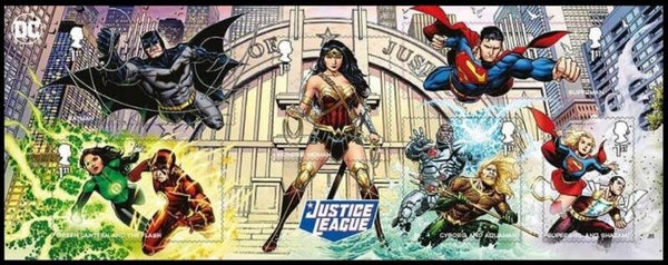 2110 Cartoons Comics BD 2021 Great Britain DC Comics Batman miniature sheet