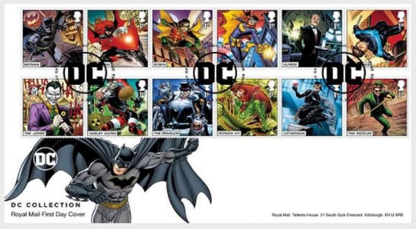 2110 Cartoons Comics BD 2021 Great Britain DC Comics FDC