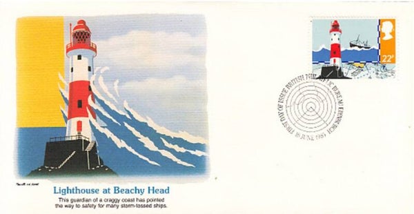 2110 Lighthouses 1985 Great Britain Beachy Head FDC