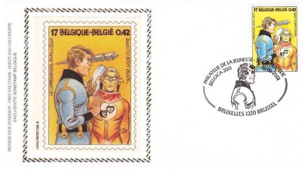 2110 Cartoons Comics BD 2001 Belgium Luc Orient by Eddy Paape FDC 2