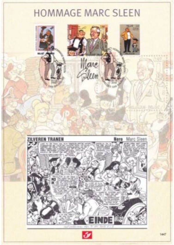 2110 Cartoons Comics BD 2002 Belgium Nero by Marc Sleen (Marcel Neels) FDSheet