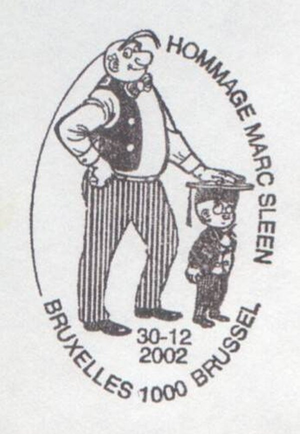 2110 Cartoons Comics BD 2002 Belgium Nero by Marc Sleen (Marcel Neels) postmark Brussels