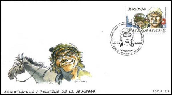 2110 Cartoons Comics BD 2008 Belgium Jeremiah by Hermann (Huppen) FDC 1
